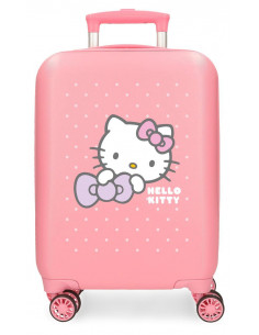 TROLLEY ABS 50CM. 4R. HELLO KITTY MY FAVOURITE BOW